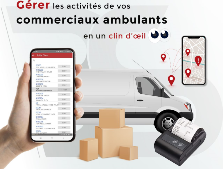 facturation mobile sur place , gestion du commerce ambulant et des vendeurs itinérants sur terrain, gestion du commerce ambulant sur le terrain,